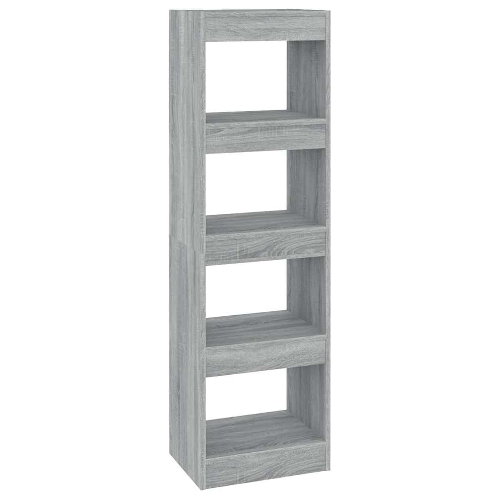 Vidaxl boekenkast kamerscherm 40x30x135 cm grijs sonoma eikenkleurig