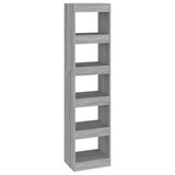 Vidaxl boekenkast kamerscherm 40x30x166 cm grijs sonoma eikenkleurig