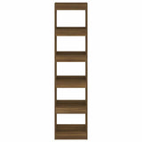 Vidaxl boekenkast kamerscherm 40x30x166 cm bruin eikenkleur