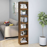Vidaxl boekenkast kamerscherm 40x30x198 cm gerookt eikenkleurig