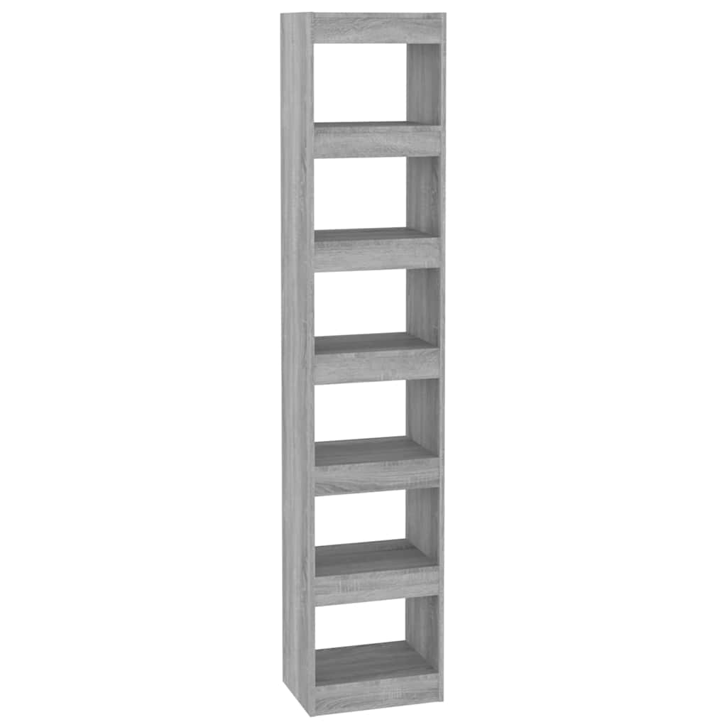Vidaxl boekenkast kamerscherm 40x30x198 cm grijs sonoma eikenkleurig