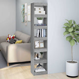 Vidaxl boekenkast kamerscherm 40x30x198 cm grijs sonoma eikenkleurig