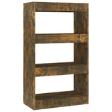 Vidaxl boekenkast kamerscherm 60x30x103 cm bewerkt hout gerookt eiken