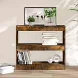 Vidaxl boekenkast kamerscherm 80x30x72 cm gerookt eikenkleurig