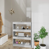 Vidaxl boekenkast kamerscherm 80x30x103 cm bewerkt hout grijs sonoma