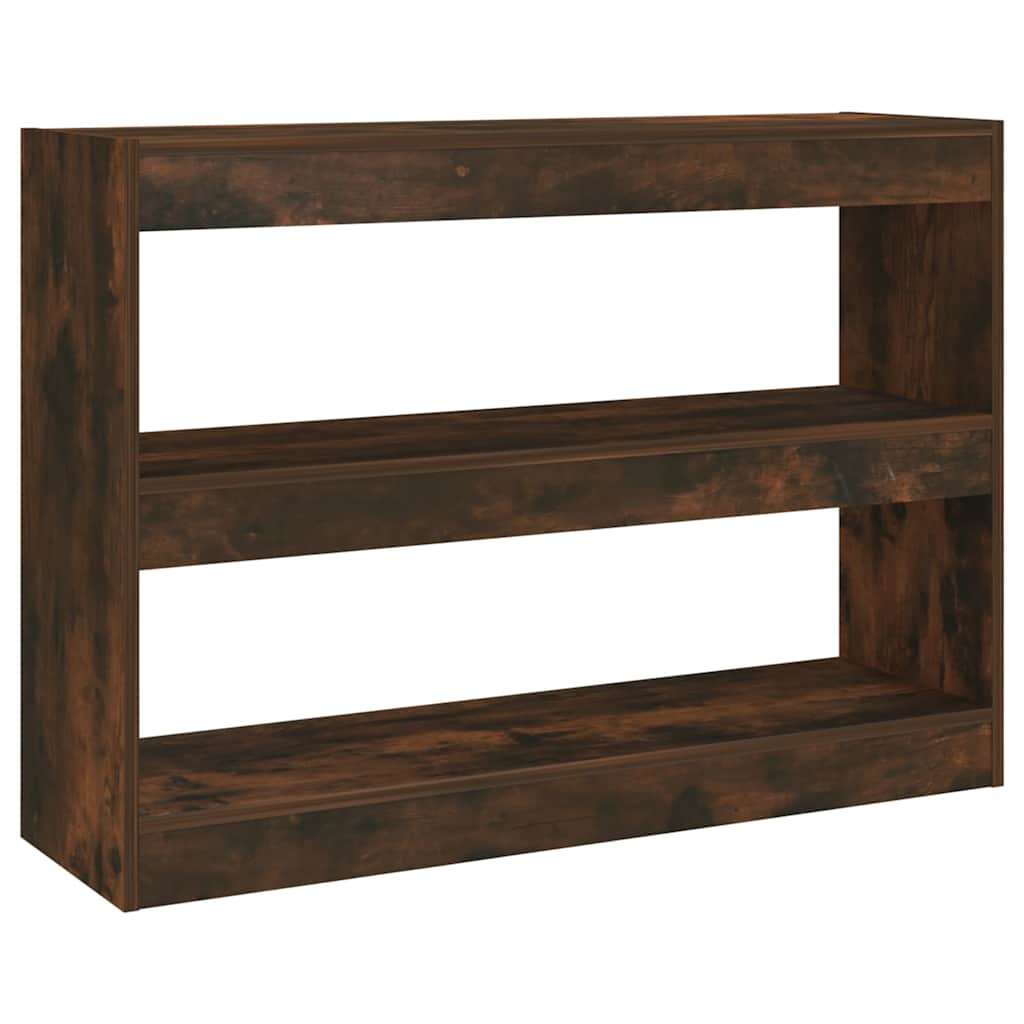 Vidaxl boekenkast kamerscherm 100x30x72 cm gerookt eikenkleur