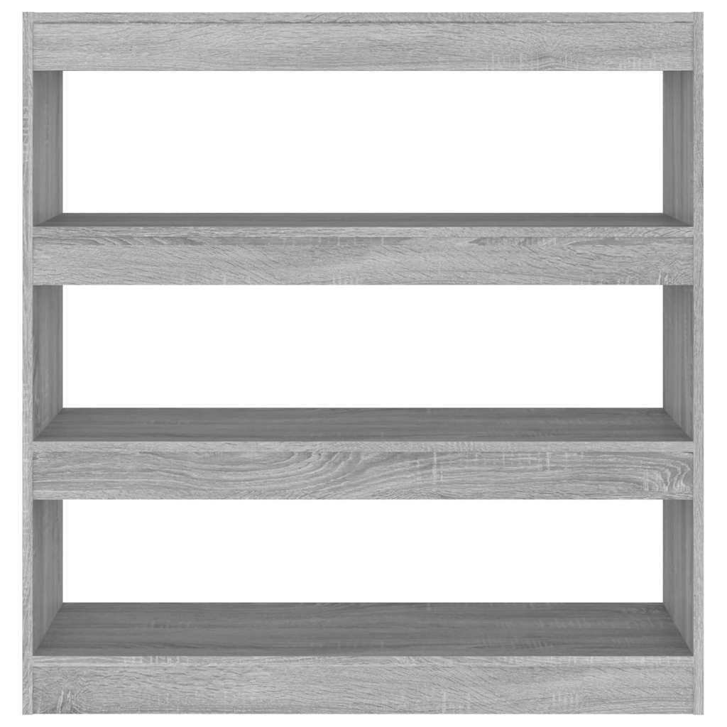 Vidaxl boekenkast kamerscherm 100x30x103 cm grijs sonoma eikenkleurig