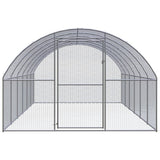VidaXL Kippenren 3x6x2 m gegalvaniseerd staal