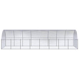 VidaXL Kippenren 3x8x2 m gegalvaniseerd staal
