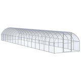 VidaXL Kippenren 3x16x2 m gegalvaniseerd staal