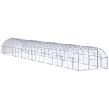 Vidaxl Chicken Run 3x20x2 M Galvanized Steel