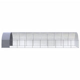 VidaXL Kippenren 3x10x2 m gegalvaniseerd staal