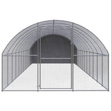 VidaXL Kippenren 3x12x2 m gegalvaniseerd staal