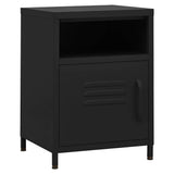 Vidaxl nachtkastjes 2 st 35x35x51 cm staal zwart