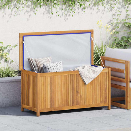 Vidaxl tuinbox 114x50x58 cm massief teakhout