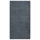 Vidaxl Rug Kortpolig 80x150 cm Anthracite -farget