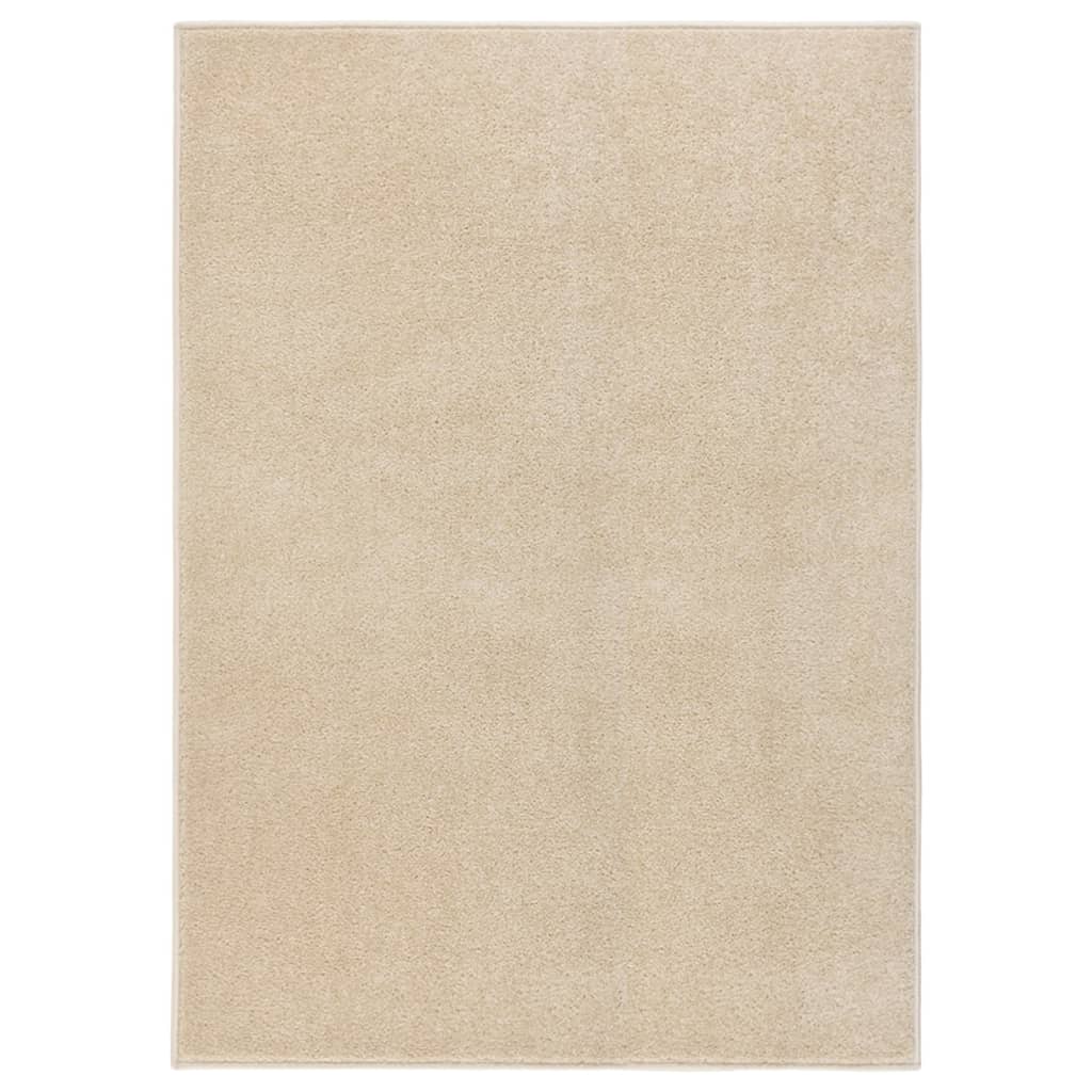 Vidaxl Rug Kortpolig 120x170 cm beige