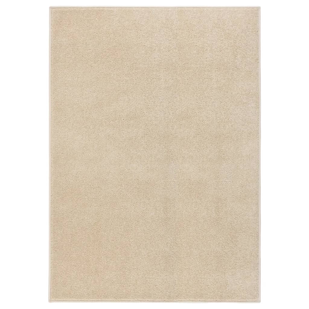 BIDAXL RUG KORTPOLIG 140x200 cm beige