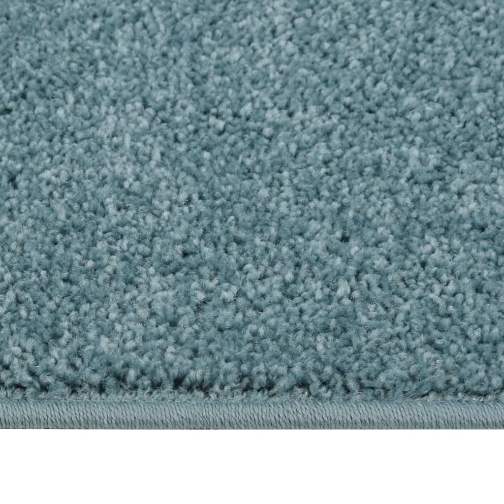 VIDAXL RUG KORTPOLIG 160x230 cm blu