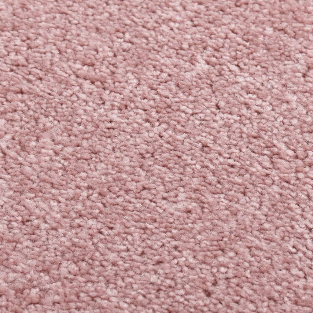 Vidaxl Rug Kortpolig 240x340 cm rosa