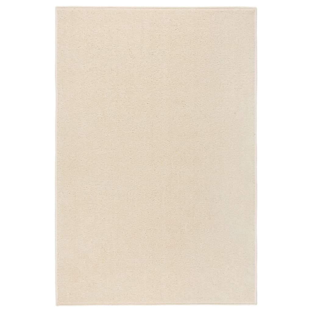 VIDAXL RUG SHORT -POLE 200x290 cm Crema