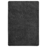Vidaxl vloerkleed shaggy anti-slip 120x170 cm donkergrijs