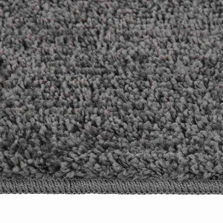 Vidaxl vloerkleed shaggy anti-slip 200x290 cm donkergrijs