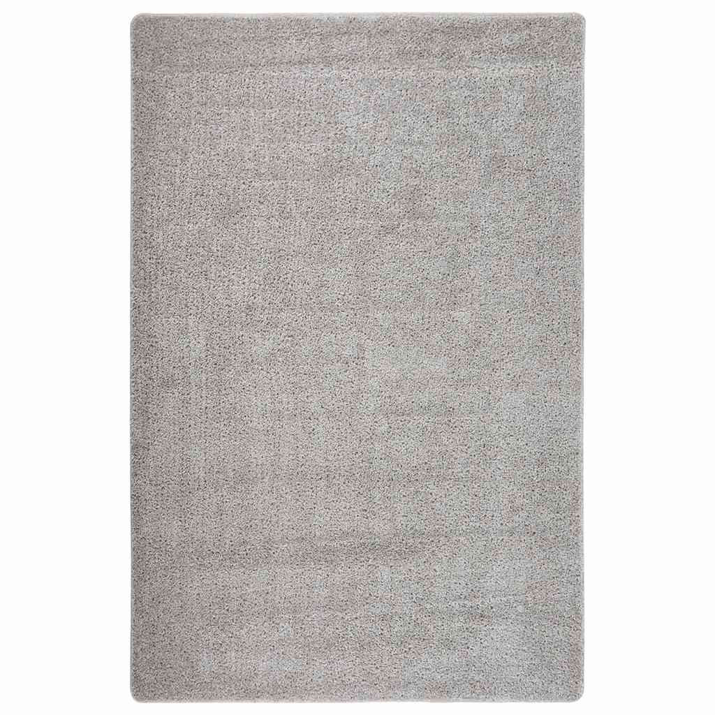 Vidaxl vloerkleed shaggy anti-slip 200x290 cm lichtgrijs