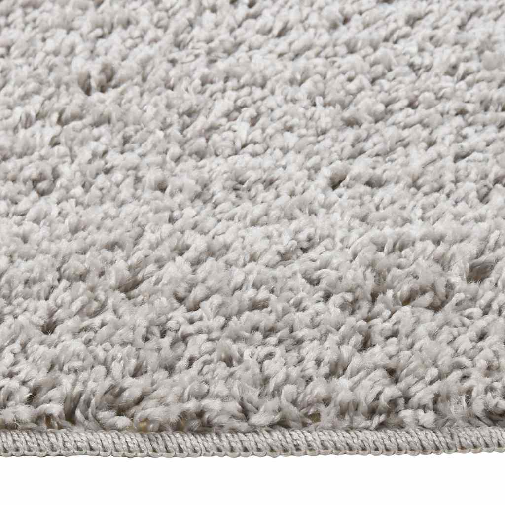 Vidaxl vloerkleed shaggy anti-slip 200x290 cm lichtgrijs
