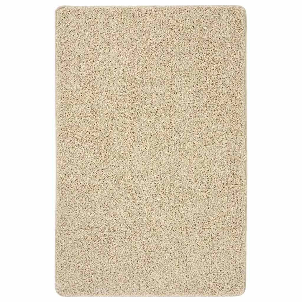 Vidaxl vloerkleed shaggy anti-slip 200x290 cm crèmekleurig