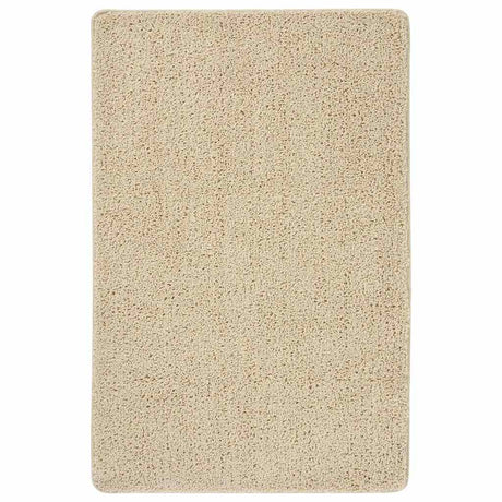 Vidaxl vloerkleed shaggy anti-slip 200x290 cm crèmekleurig