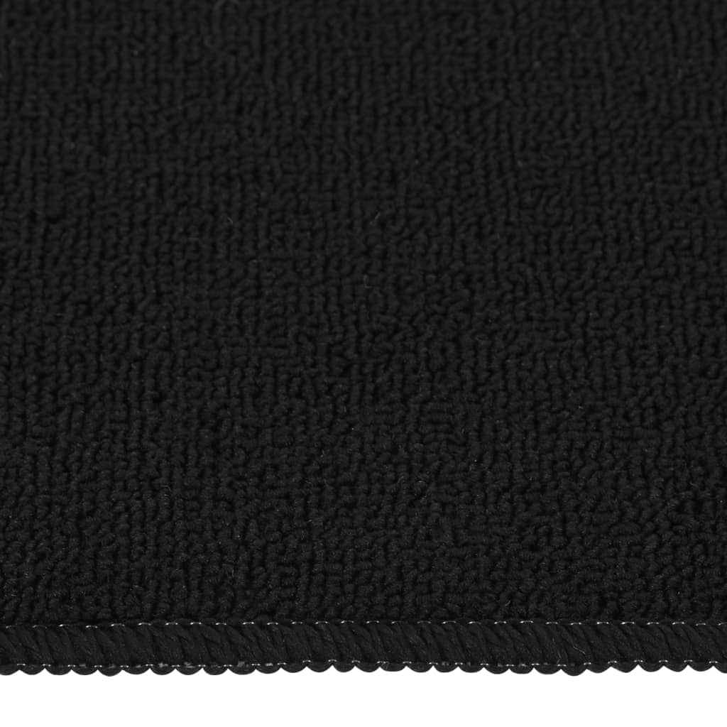 Vidaxl stair mats 15 st anti-slip rectangular 60x25 cm black