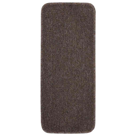 Vidaxl trapmatten 15 st anti-slip rechthoekig 60x25 cm bruin