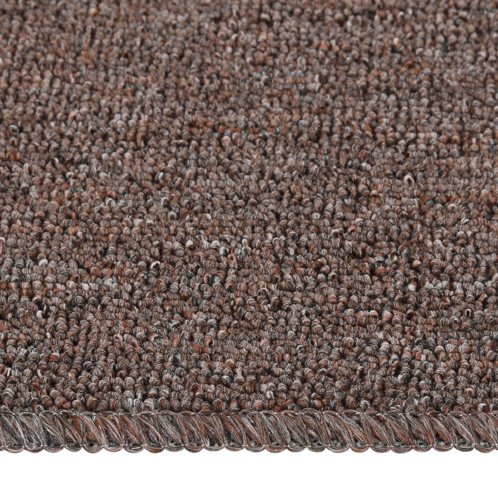 Vidaxl stair mats 15 st anti-slip rectangular 75x20 cm brown