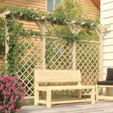 Vidaxl -Gartenzaun mit Lamellen- und Pergola 300x50x200 cm imprägniertes Holz