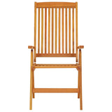 Vidaxl tuinstoelen 2 st inklapbaar massief eucalyptushout