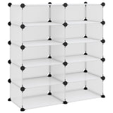 Vidaxl shoe rack 84x32x88.5 cm Polypropene transparent