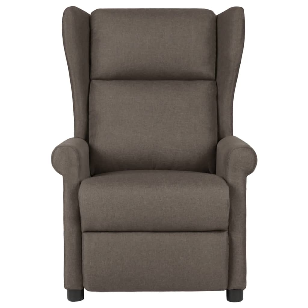 Vidaxl fauteuil verstelbaar stof bruin