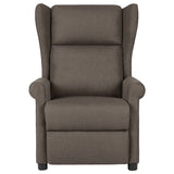 Vidaxl fauteuil verstelbaar stof bruin