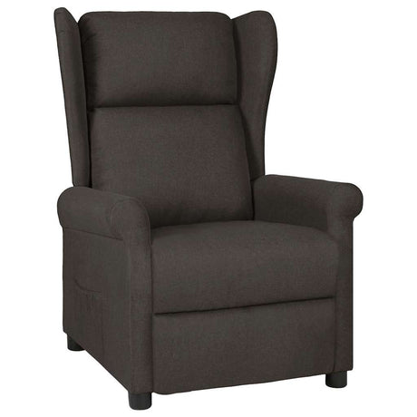 Vidaxl fauteuil verstelbaar stof taupe