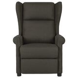 Vidaxl fauteuil verstelbaar stof taupe