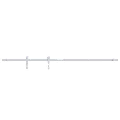Vidaxl ophangset voor minischuifdeur 152 cm koolstofstaal wit