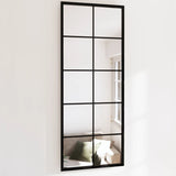 Vidaxl Wall Mirror 100x40 cm Metal Black