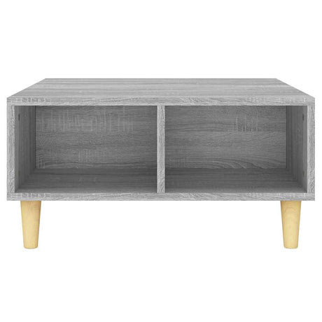 Vidaxl salontafel 60x60x30 cm bewerkt hout grijs sonoma eikenkleurig