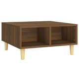 Vidaxl salontafel 60x60x30 cm bewerkt hout bruin eikenkleur