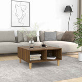 Vidaxl salontafel 60x60x30 cm bewerkt hout bruin eikenkleur