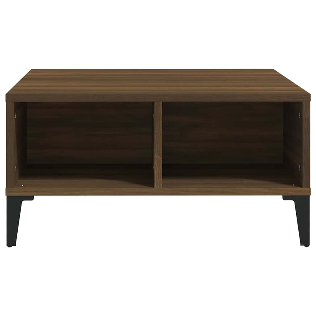 Vidaxl salontafel 60x60x30 cm spaanplaat bruin eikenkleur