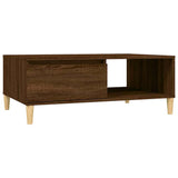 Vidaxl salontafel 90x60x35 cm bewerkt hout bruin eikenkleur