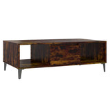 Vidaxl salontafel 103,5x60x35 cm bewerkt hout gerookt eikenkleurig