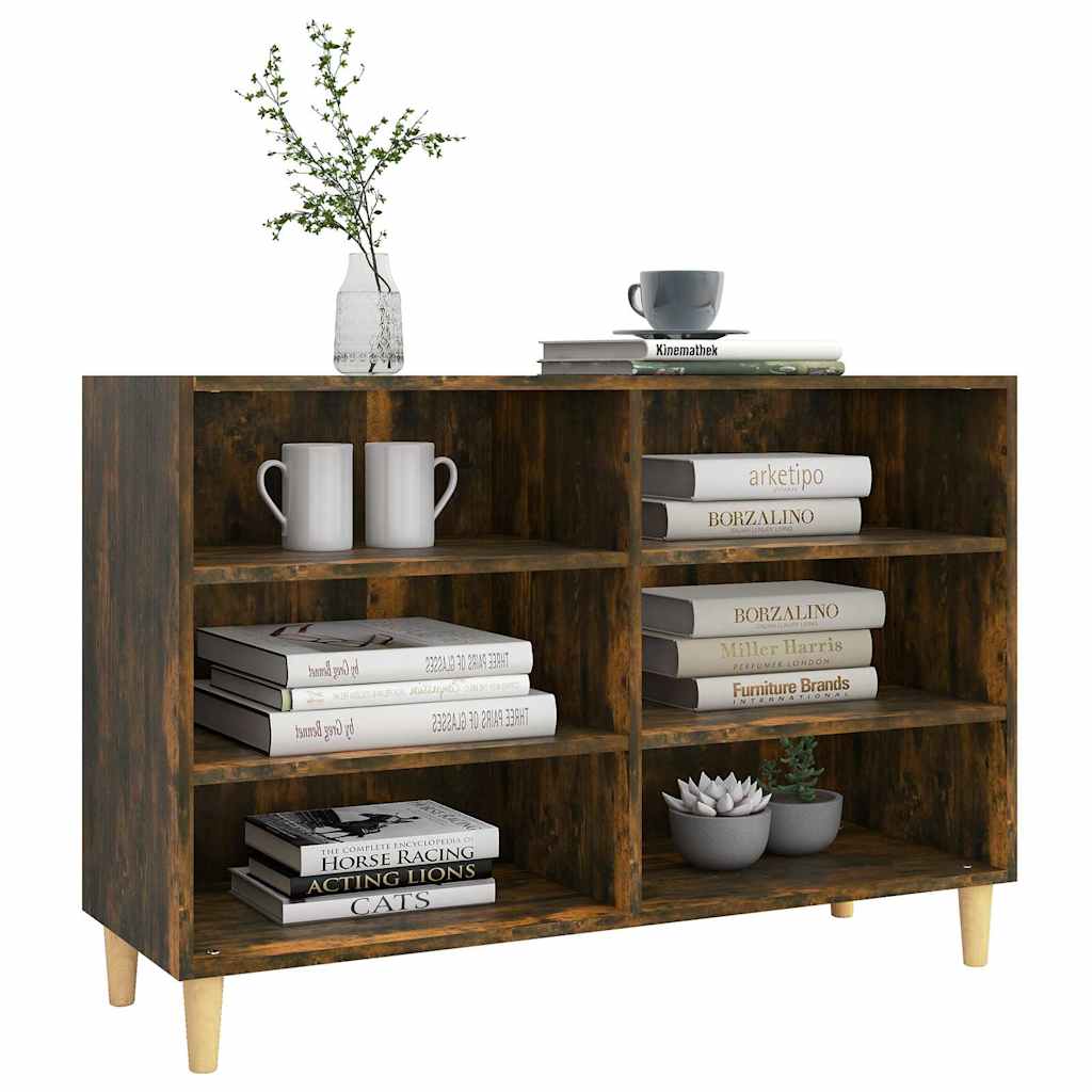 Vidaxl dressoir 103,5x35x70 cm bewerkt hout gerookt eikenkleurig